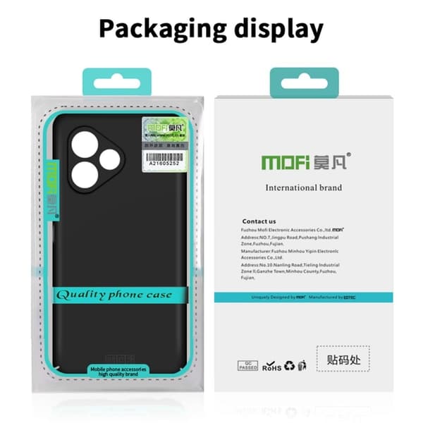 MOFI slim shield til Xiaomi Redmi 13 - Sort Black