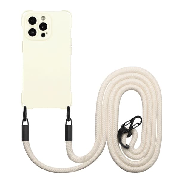 iPhone 15 Pro Mykt TPU-etui - Hvit White