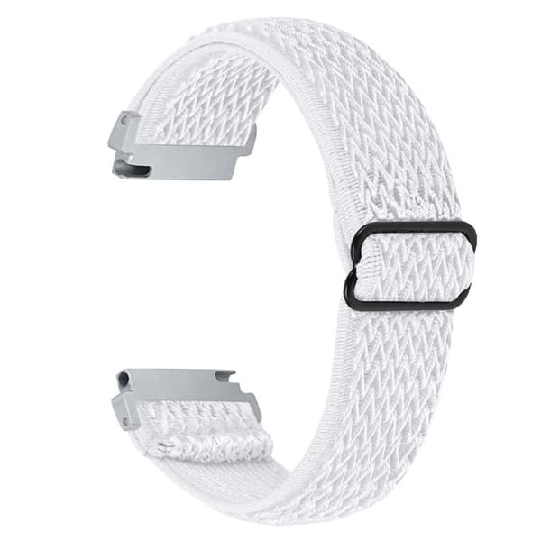 Samsung Galaxy Watch 3 (45mm) / (46mm) elastiskt klockarmband med justerbart spänne - Vit Vit