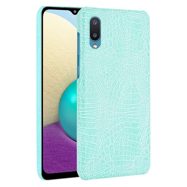 Croco Samsung Galaxy A02 skal - Grön Grön