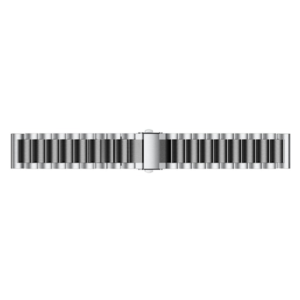 Garmin Venu / Vivoactive 3 / 3 Music ruostumattomasta teräksestä valmistettu ranneke - Musta / Hopea Black