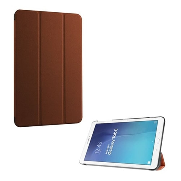 Gaarder Lines læder-etui med stander til Samsung Galaxy Tab E 9.6  - Brun Brown