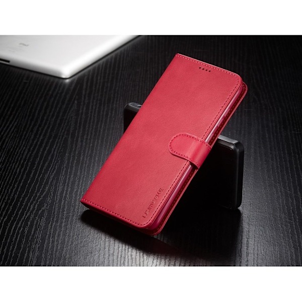 LC.IMEEKE Samsung Galaxy A11 / M11 Flip kotelot - Punainen Red