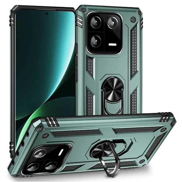 Bofink Combat Xiaomi 13 Pro Etui - Sortliggrøn Green