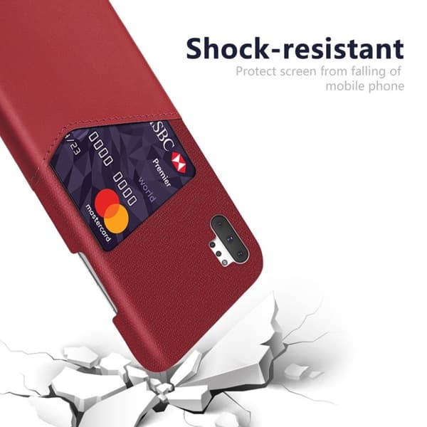 Bofink Samsung Galaxy Note 10 Pro-Kort Deksel - Rød Red