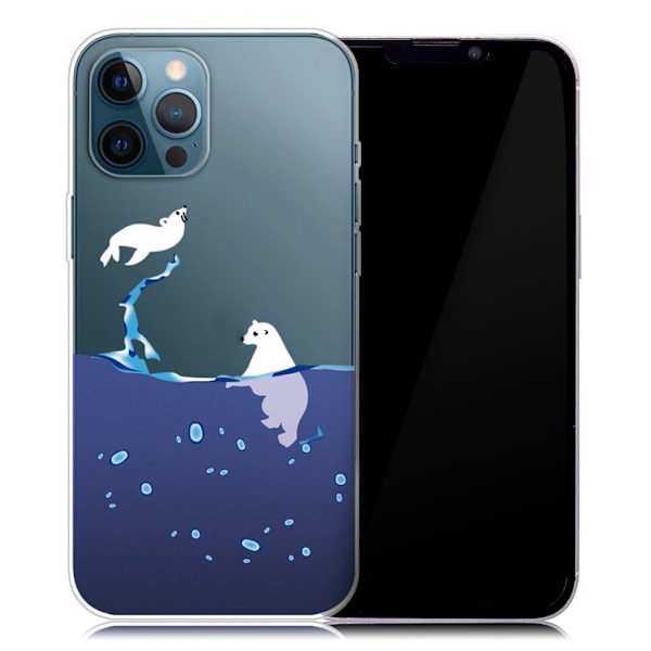 Deco iPhone 13 Pro Max deksel - Isbjørner Blue