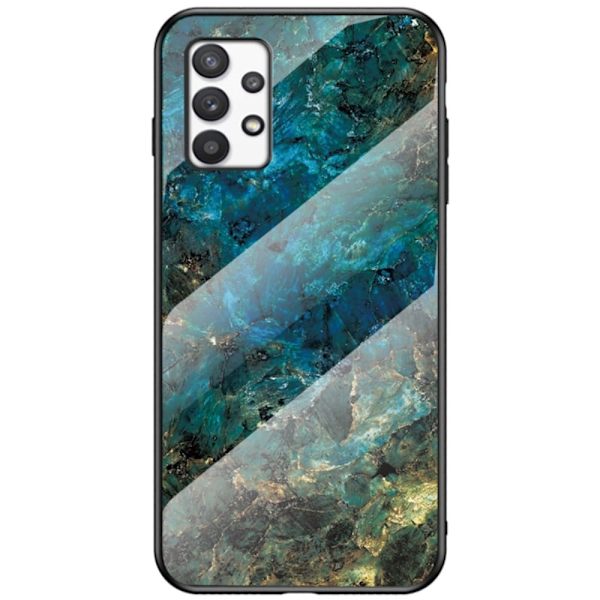 Fantasy Marble Samsung Galaxy A73 cover - Smaragd Marmor Multicolor