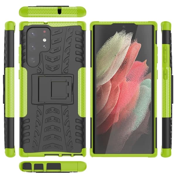 Offroad Etui Samsung Galaxy S22 Ultra - Grønn Green