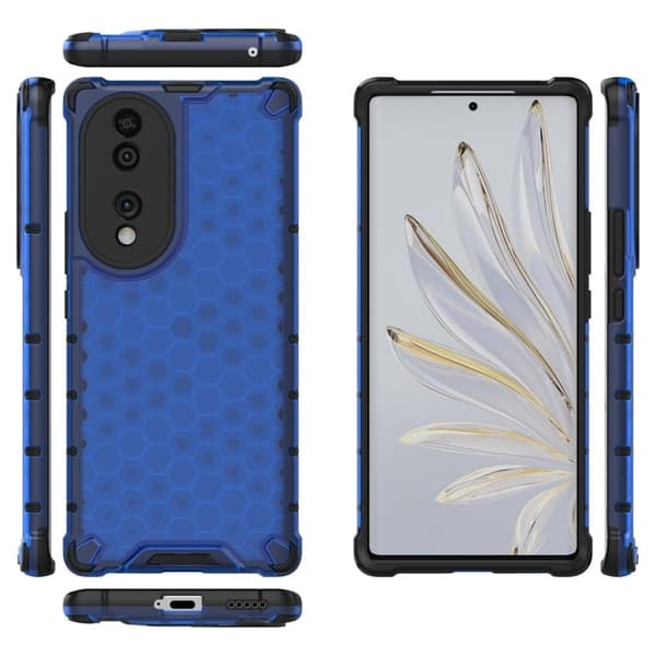 Bofink Honeycomb Honor 70 Pro cover - Blå Blue