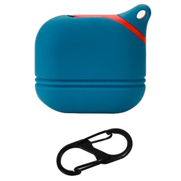 AirPods 3 silikoneovertræk med karabinhage - Blå Blue