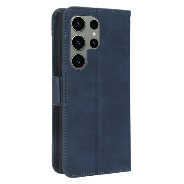 Modernt Samsung Galaxy S23 Ultra fodral med plånbok - Blå Blå