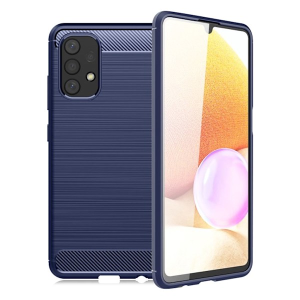Carbon Flex Etui Samsung Galaxy A32 - Blå Blue