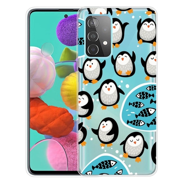 Deco Samsung Galaxy A23 deksel - Pingviner Black