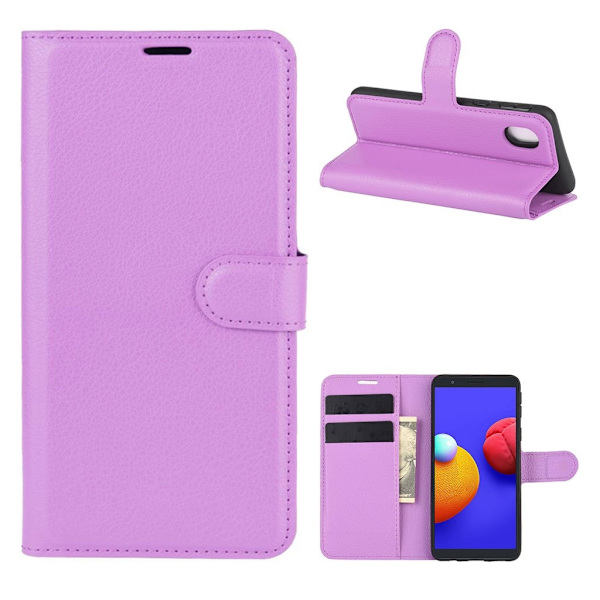 Classic Samsung Galaxy A01 Core / M01 Core Flippetui - Lilla Purple