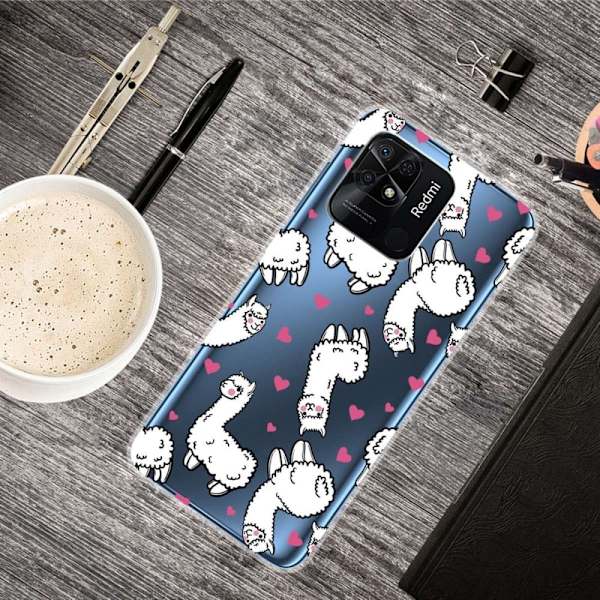 Deco Xiaomi Redmi 10C skal - Alpackor Vit