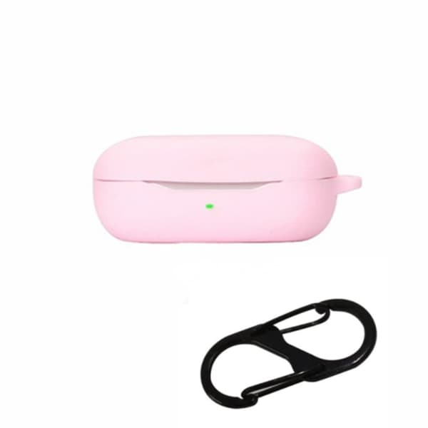 Huawei FreeBuds SE silikonfodral med spänne - Rosa Rosa