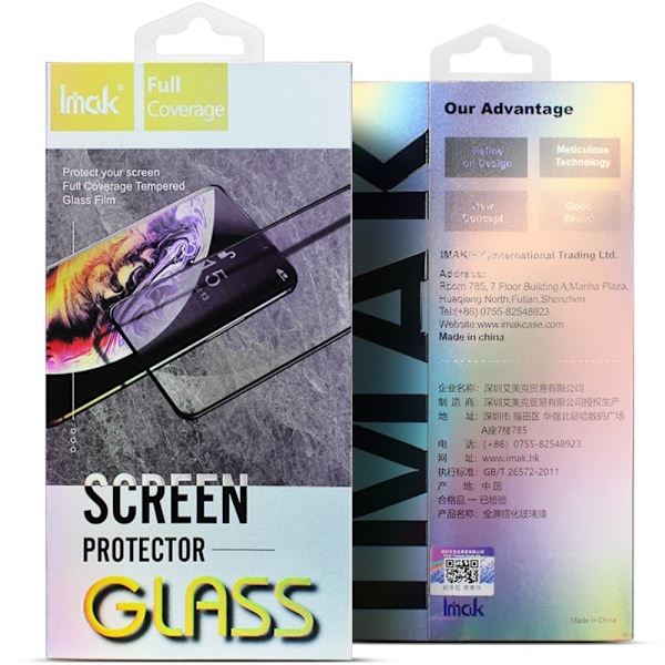 IMAK Pro+ skærmbeskytter i hærdet glas til Motorola Moto G73 Transparent