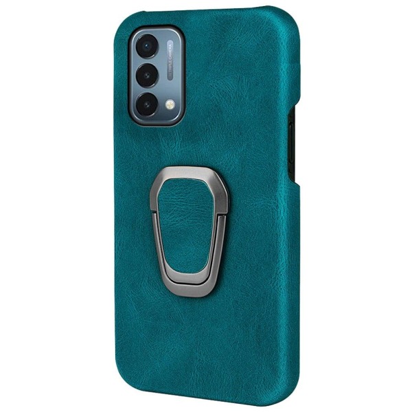Shockproof leather cover with oval kickstand for OnePlus Nord N2 Green