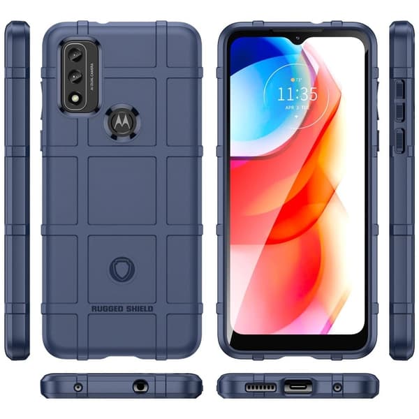 Rugged Shield Motorola Moto G Play (2022) deksel - Blå Blue