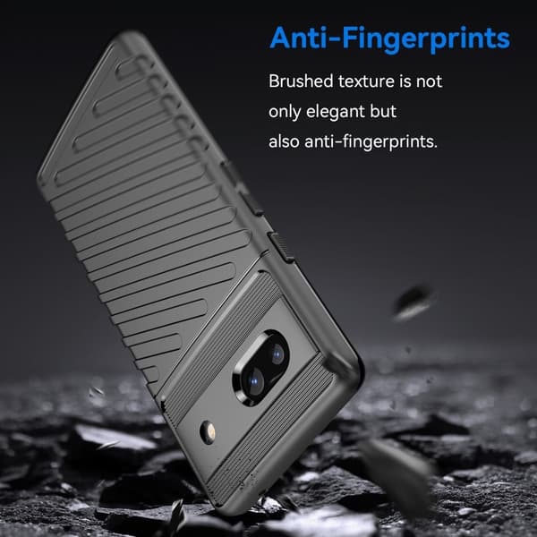 Thunder Google Pixel 7a Etui - Svart Black