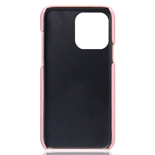 Dual Card iPhone 14 Pro Max kotelot - Ruusukulta Pink