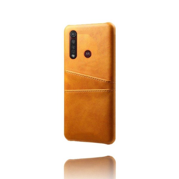 Motorola Moto G8 Plus skal med korthållare - Orange Orange