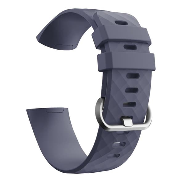 Fitbit Charge 3 flexibelt klockarmband i silikon - Lila Lila