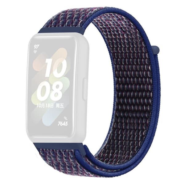 Huawei Band 7 nylonkellohihna - Indigo Blue