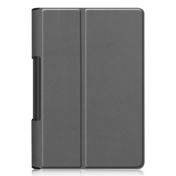 Lenovo Yoga Smart Tab 10.1 durable leather flip case - Grey Silvergrå