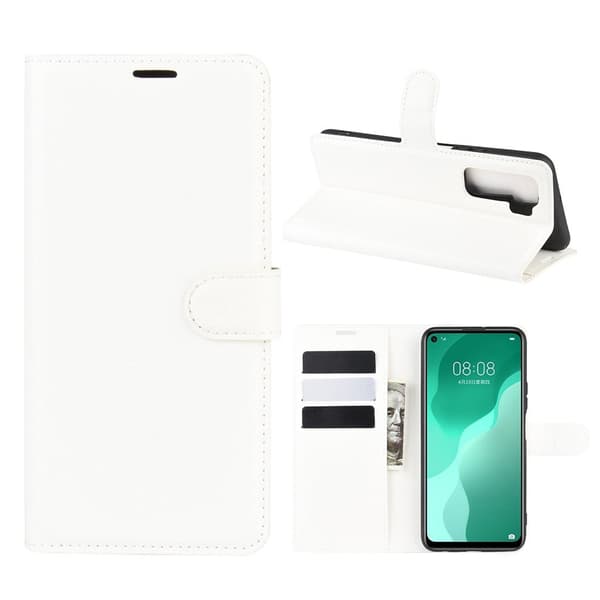 Classic Huawei P40 Lite 5G flip etui - Hvid White