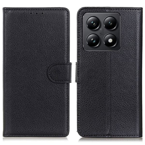 Classic Xiaomi 14T Pro flip kuoret - Musta Black