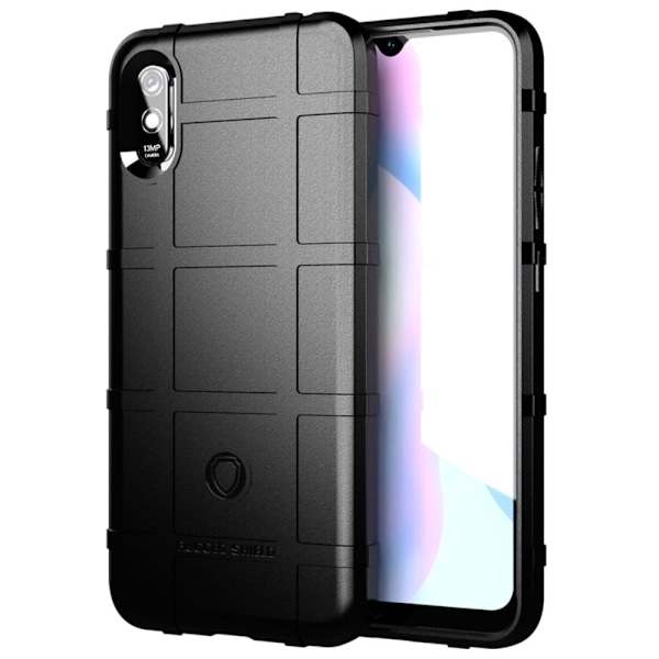 Rugged Shield Etui Xiaomi Redmi 9A - Sort Black