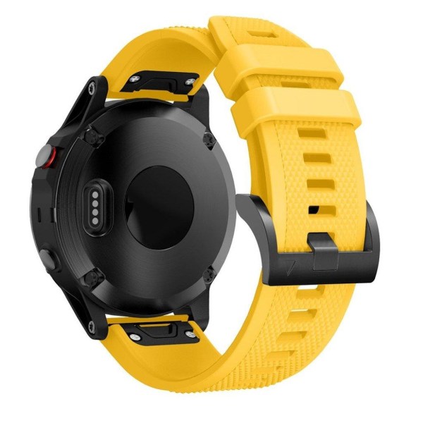 Garmin Fenix 5 durable silicone watch band - Yellow Gul