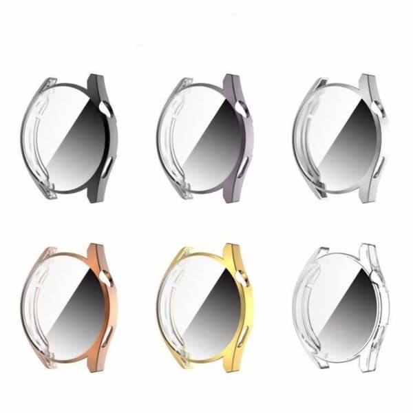 Huawei Watch GT 3 (42mm) TPU elektropläterat skydd - Grå Silvergrå