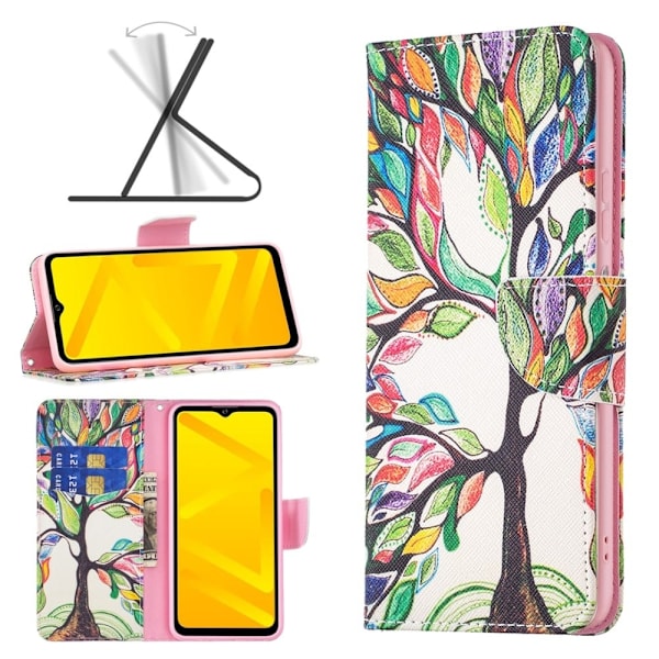 Wonderland ZTE Blade A51 flip etui - Livstræ Multicolor