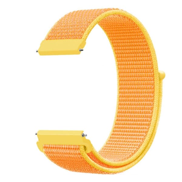 Amazfit GTR 47mm / Pace nylon vævet urrem - Gul Yellow