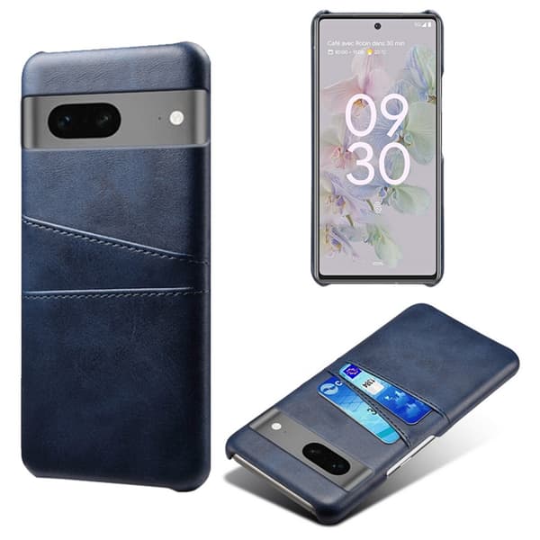 Dual Card Suojakotelo Google Pixel 7a - Sininen Blue