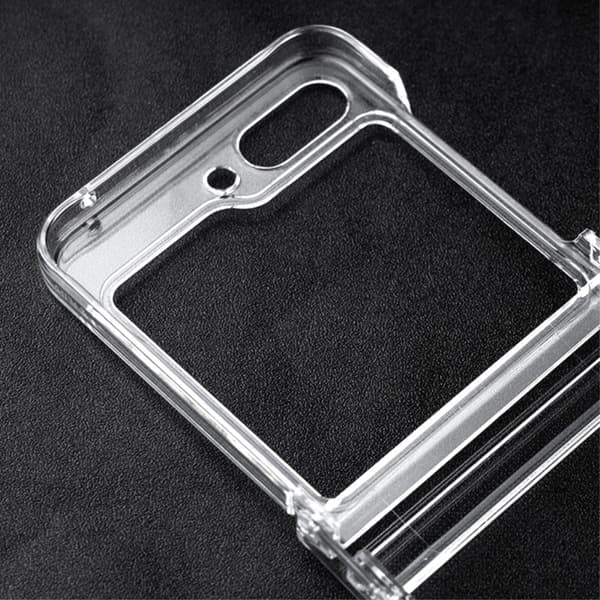 Samsung Galaxy Z Flip5 kristallklart skydd Transparent