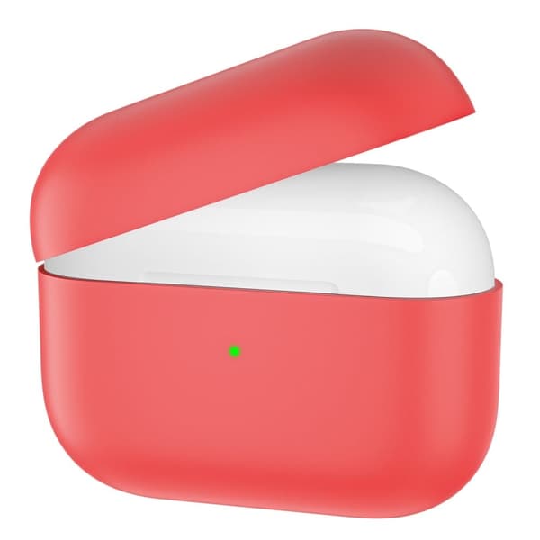 AirPods 3 simpelt silikoneetui - Rød Red
