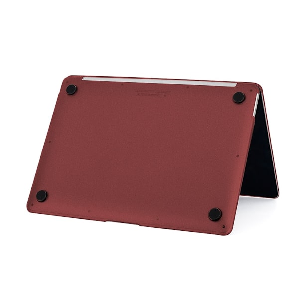 MacBook Air 13 Retina (A2179, 2020) / M1 (A2337, 2020) / (A1932, 2018-2019) ultratunt fodral - Vinröd Röd