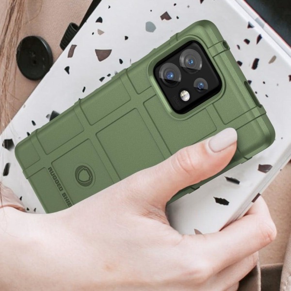Rugged Shield Fodral Motorola Moto X40 / X40 Pro / Edge Plus (2023) - Grön Grön