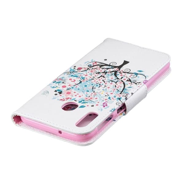 Wonderland Samsung Galaxy M20 etui - Blomstret Træ Multicolor