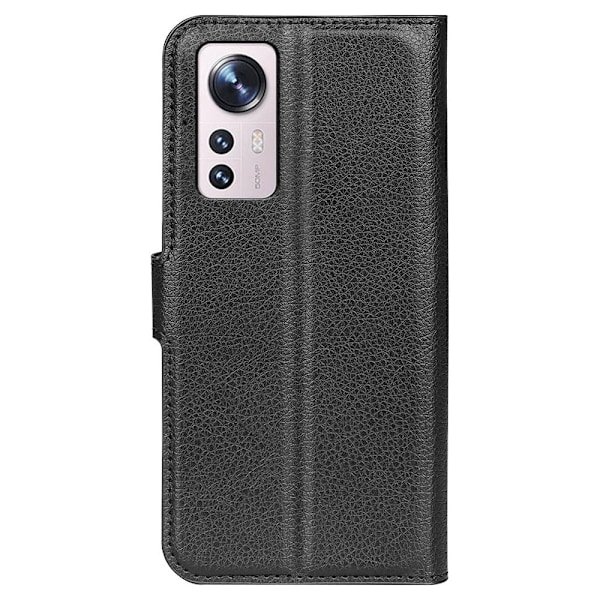 Klassisk Xiaomi 12 Lite flip etui - Sort Black