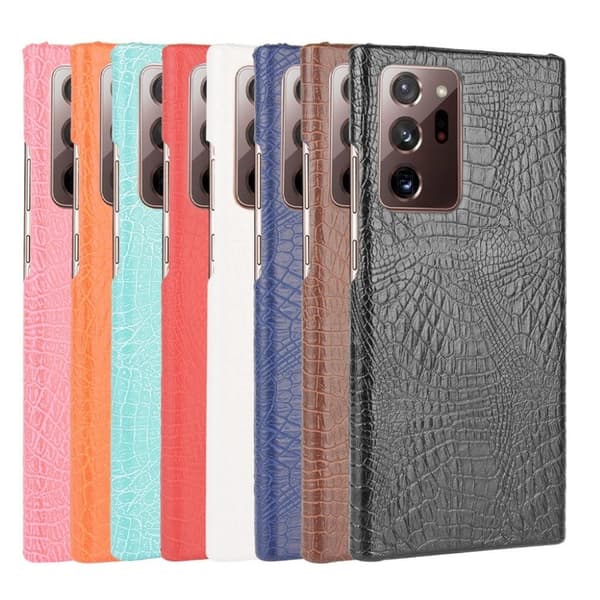 Croco Etui Samsung Galaxy Note 20 Ultra - Sort Black