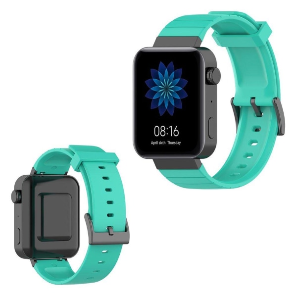 Xiaomi Mi Watch coolt klockarmband i silikon - Cyan Grön