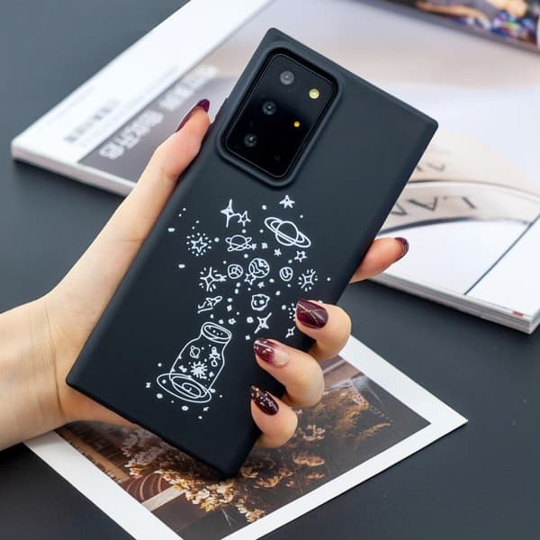 Imagine Samsung Galaxy Note 20 Ultra kotelot - Tähti Ja Planeetta White