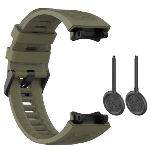 Amazfit T-Rex 2 silikonikellon hihna - Armeijan Vihreä Green