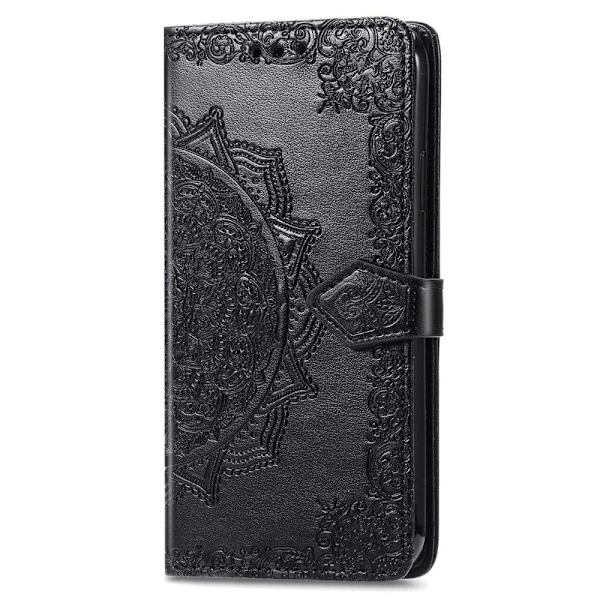 Mandala Motorola Edge 30 Ultra / X30 Pro Flip Fodral - Svart Svart