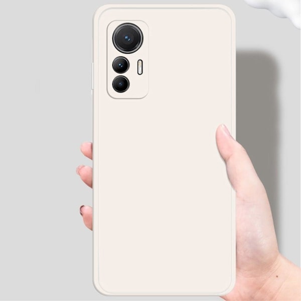 Viistetty pudotuksenesto kumipäällysteinen kansi Xiaomi 12 Lite - Punainen Red
