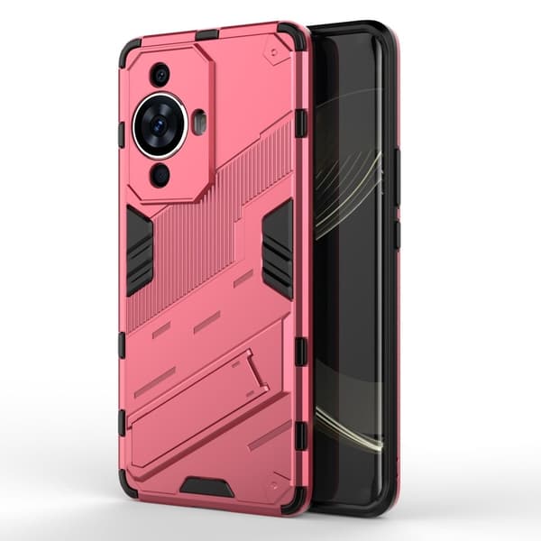 Stöttåligt Huawei Nova 11 hybridskal - Rosa Rosa